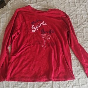 Bundle Sale | 4 for $20 | Sonoma Rich Red Cotton Blend Tee Size Large